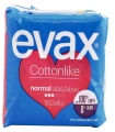 EVAX COMPRESAS COTTONLIKE NORMAL ALAS 16 UNIDADES 