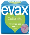 EVAX COTTONLIKE COMPRESAS NORMAL SIN ALAS 20 UNIDADES