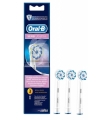 RECAMBIO 3 UNIDADES CEPILLO DENTAL ELECTRICO RECARGABLE ORAL-B SENSI ULTRATHIN